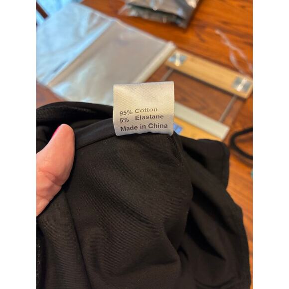 Princess Polly Kiribati Mini Dress Black Ruffle Curve Size 18 NEW - Picture 9 of 9